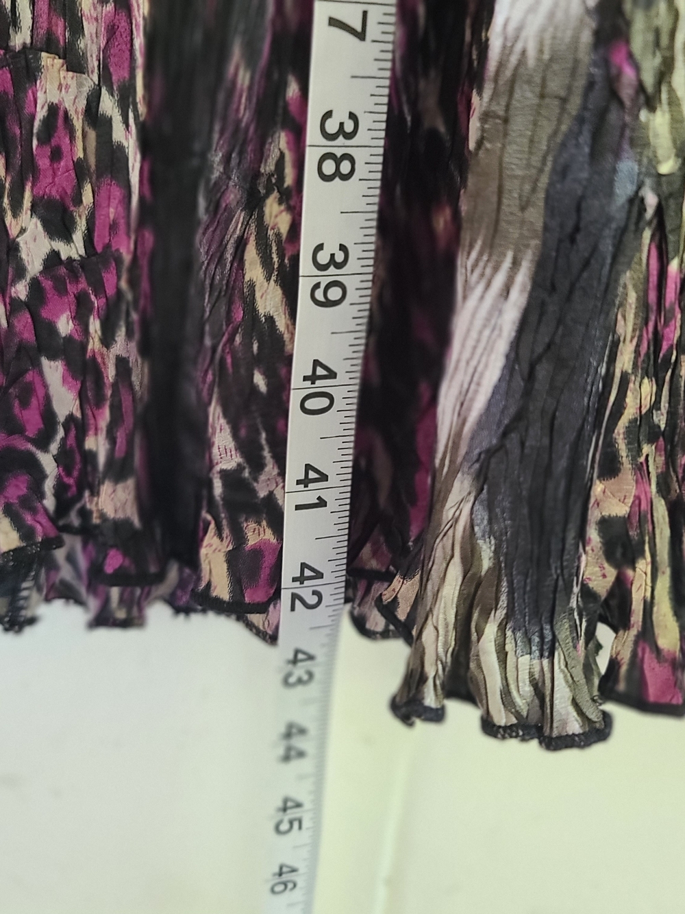 VTG Y2K Alberto Makali Crinkle Empire Dress Women boho Whimsygoth Fairy Size 1X - Picture 8 of 9